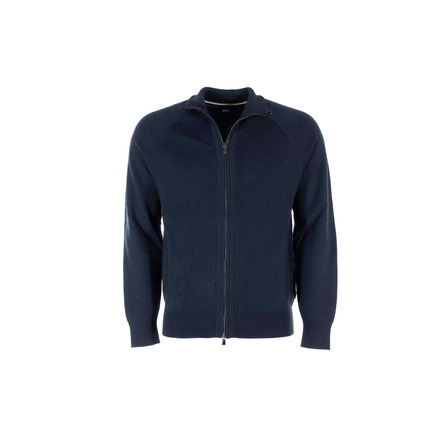 Boss strickjacke blau
