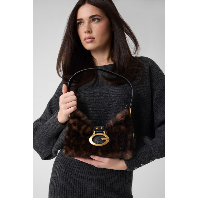 Guess shoulder bag brown 5