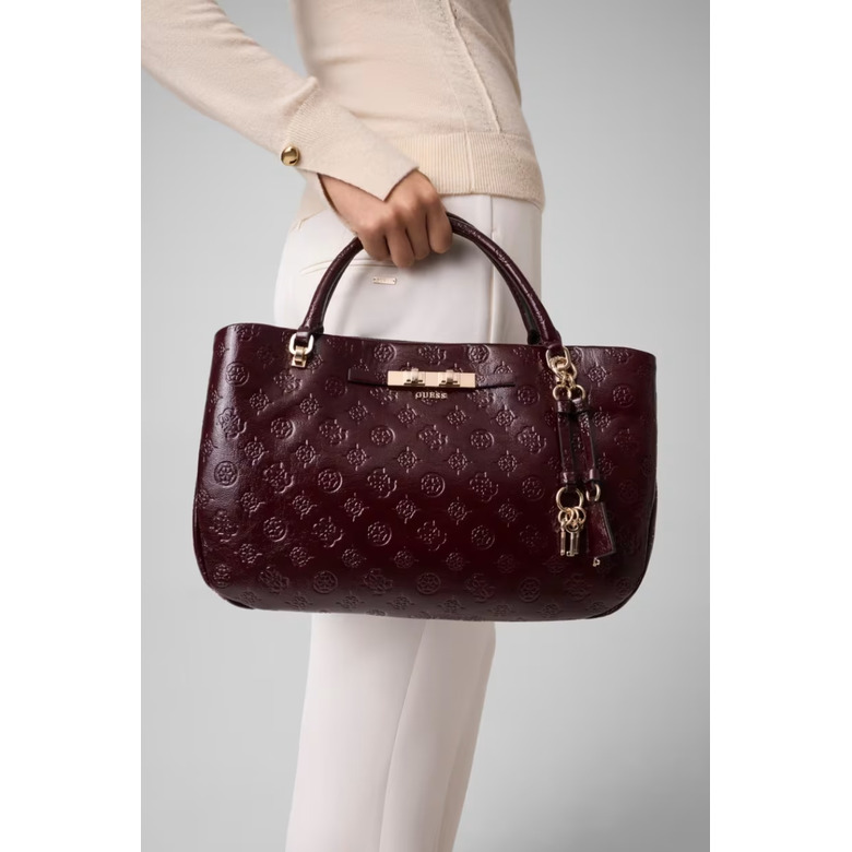 Guess handtas bordeaux 4