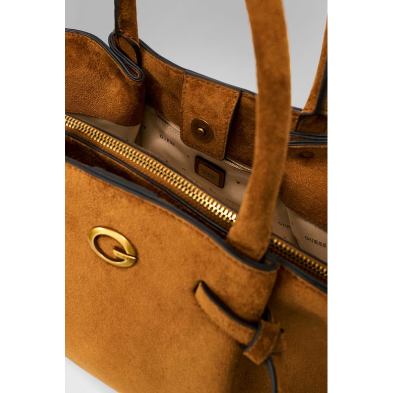 Guess handtas cognac 4