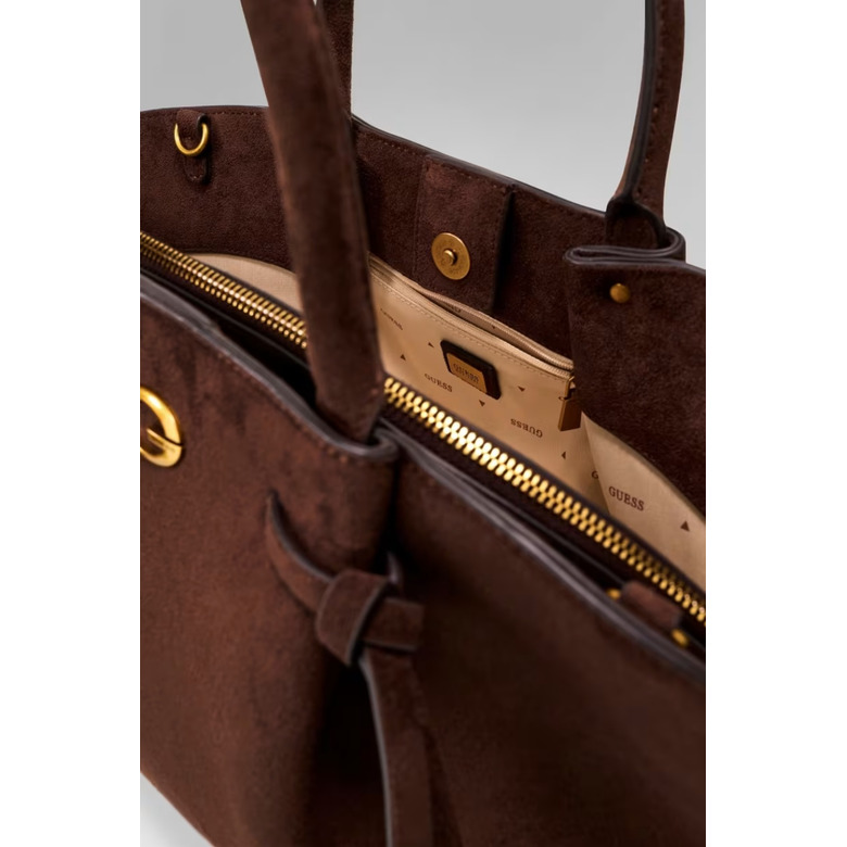 Guess handtasche braun 4