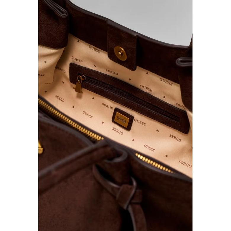 Guess handtasche braun 4