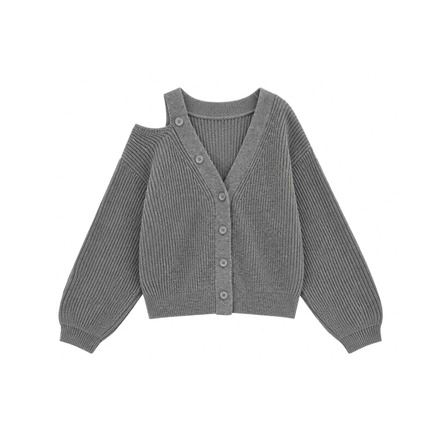 Edited cardigan grijs