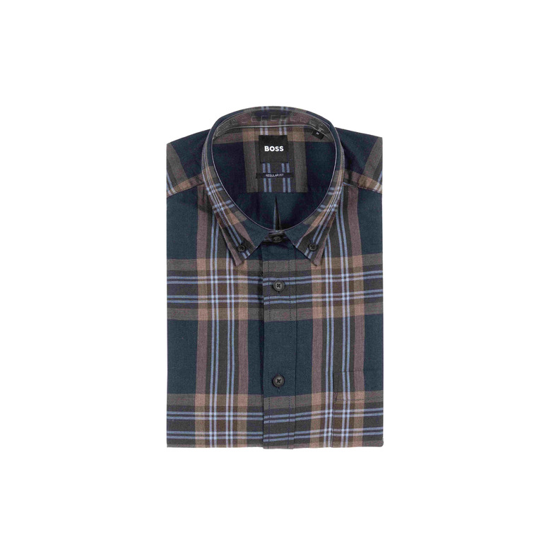 Boss hemd bruin 1