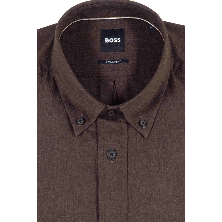 Boss hemd bruin 2