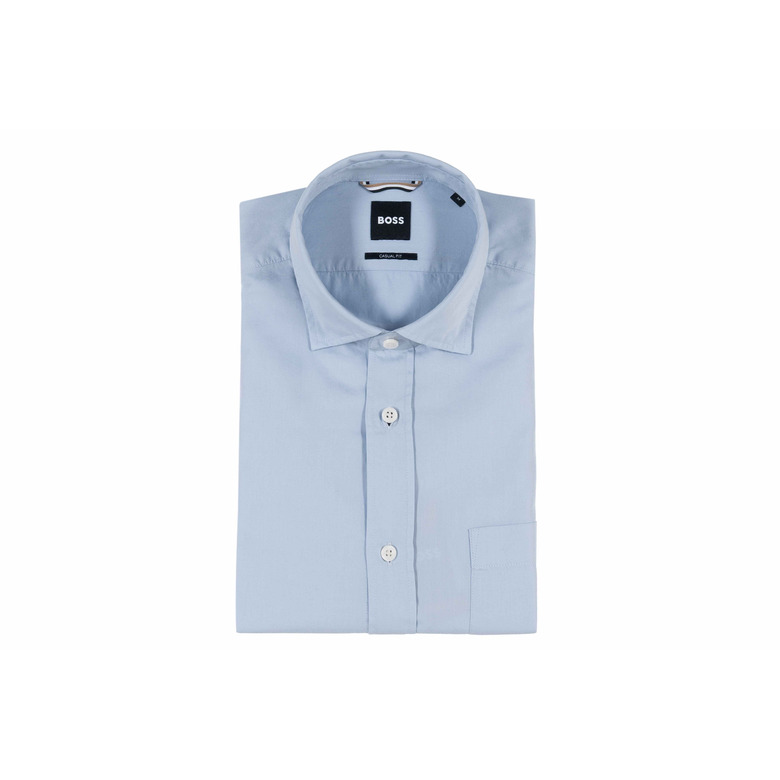 Boss hemd blauw 1