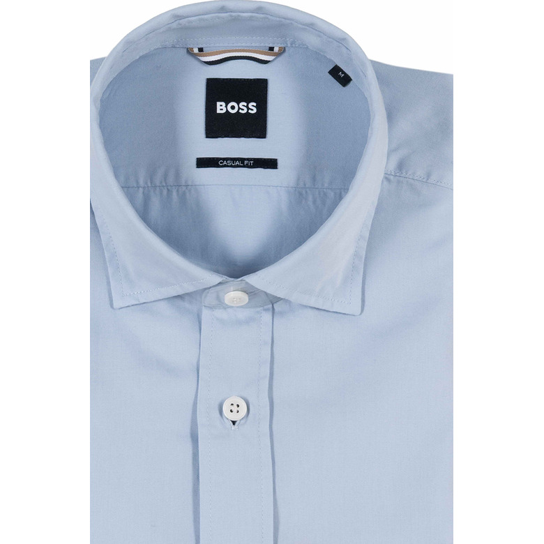 Boss hemd blauw 2