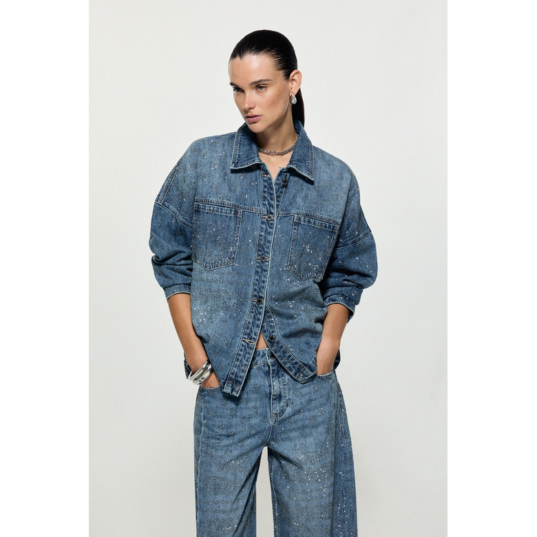 Liu Jo Jeans Blue Denim weste blau 2