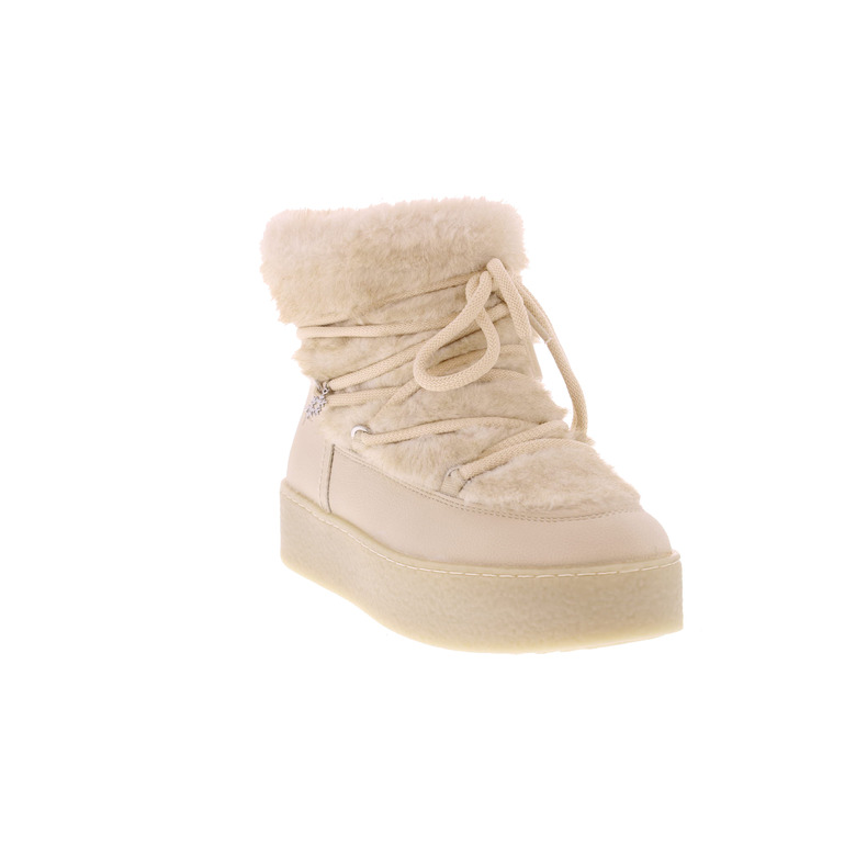 Tamaris bottes à lacets ecru 2