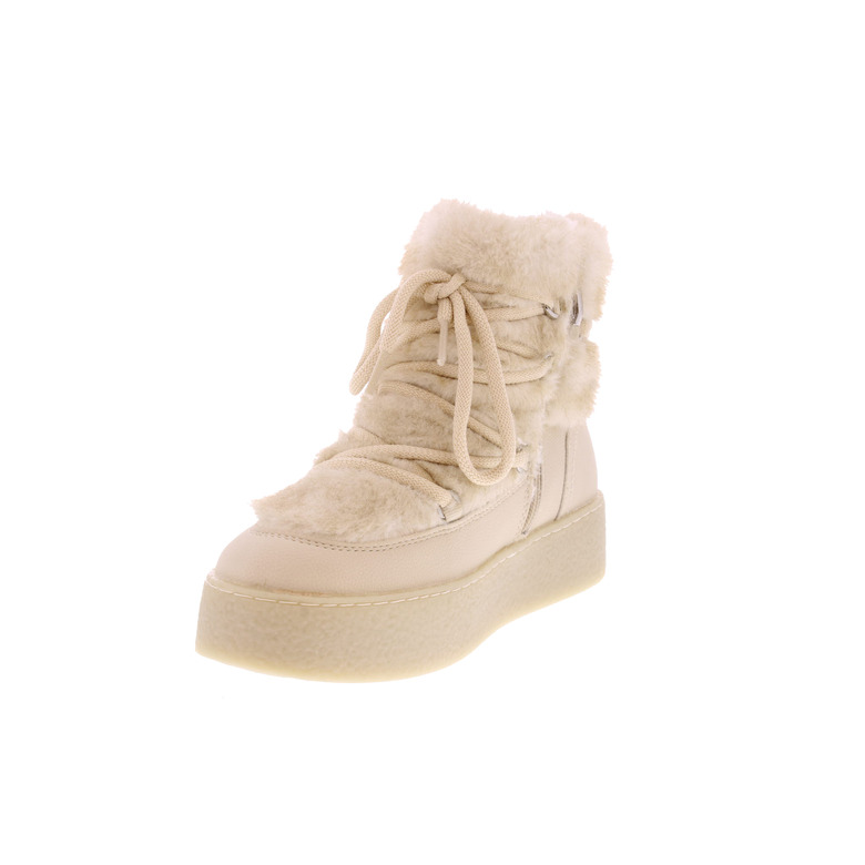 Tamaris bottes à lacets ecru 3