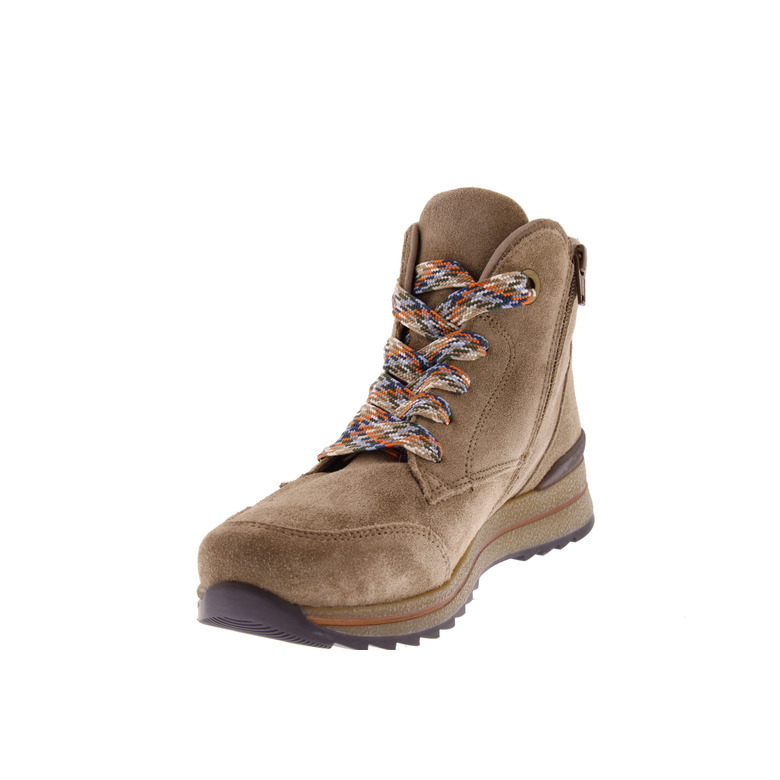 Ara bottes à lacets taupe 3