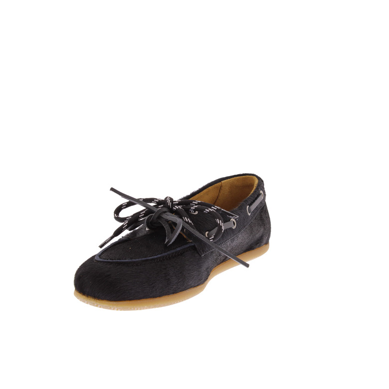 Officina chaussures bateau noir 3
