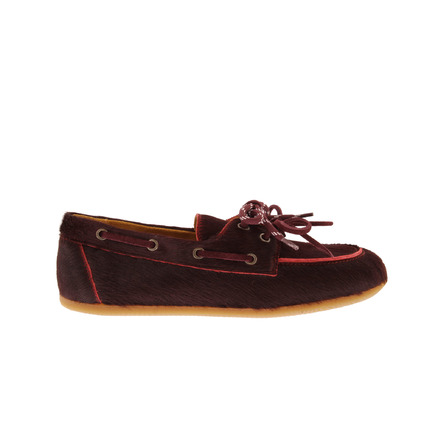 Officina chaussures bateau bordeaux