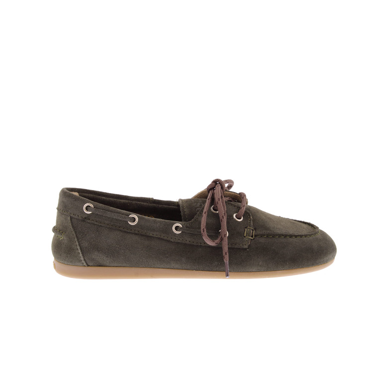 Posa chaussures bateau vert 1