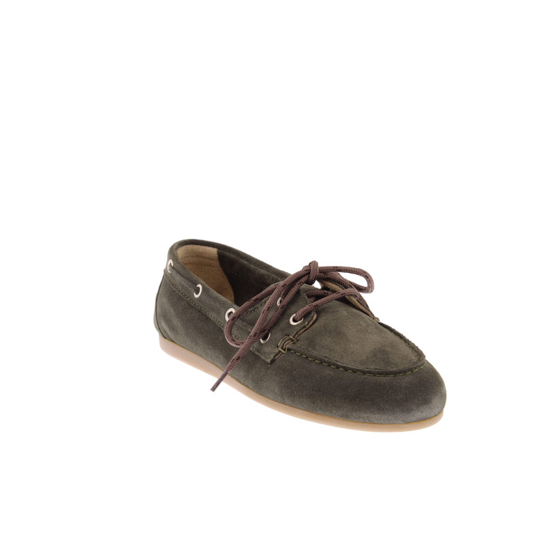 Posa chaussures bateau vert 2