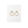 Dnsk boucles d'oreilles or 1