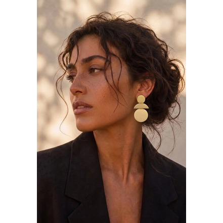 Dnsk boucles d'oreilles or