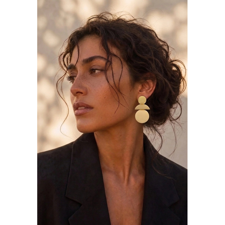 Dnsk boucles d'oreilles or 2