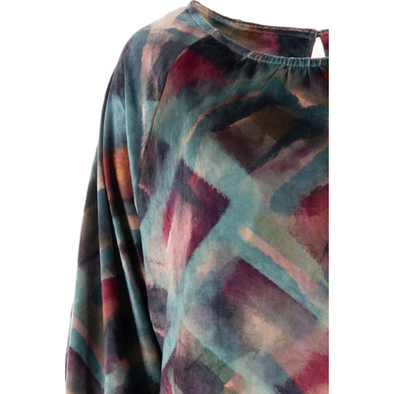 Dame Blanche robe multicolor