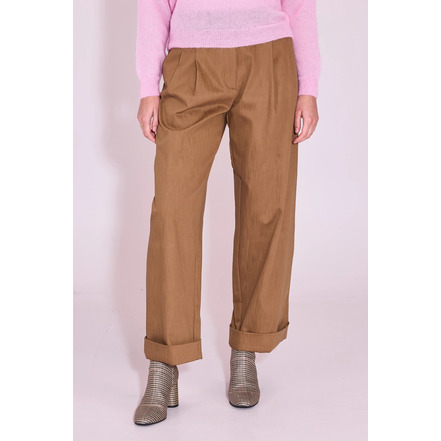 Nathalie Vleeschouwer trousers cognac