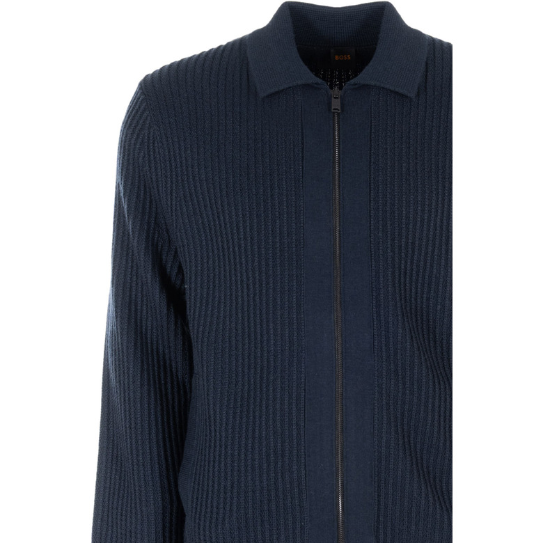 Boss cardigan blue 2