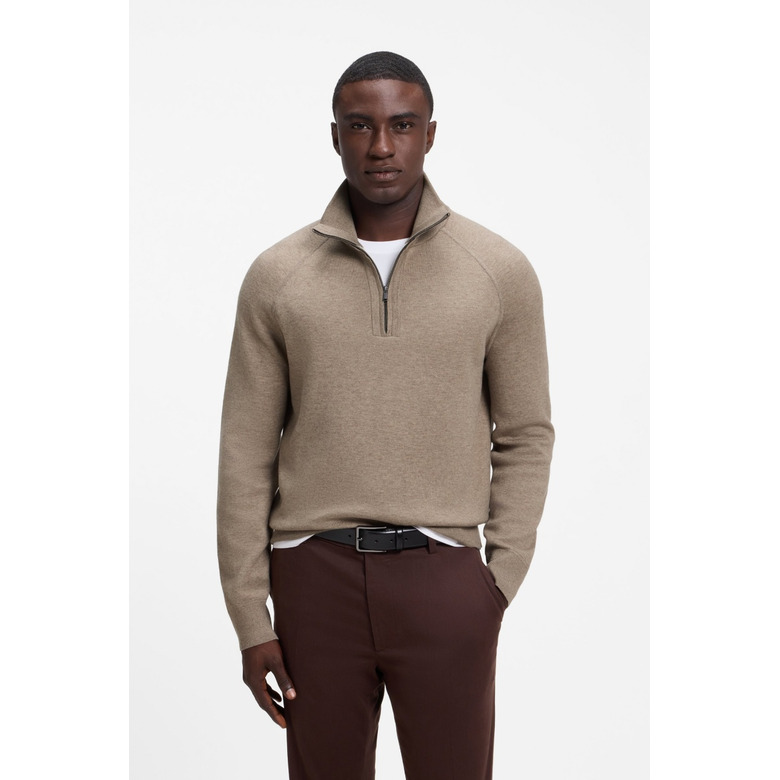 Boss cardigan lightbrown 2