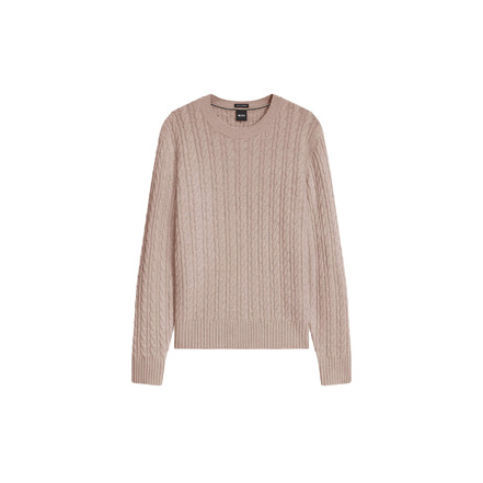 Boss sweater lightbrown