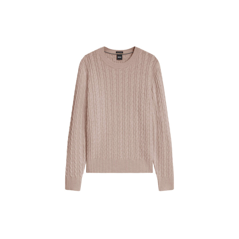 Boss sweater lightbrown 1