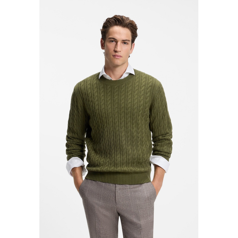 Boss sweater lightbrown 2