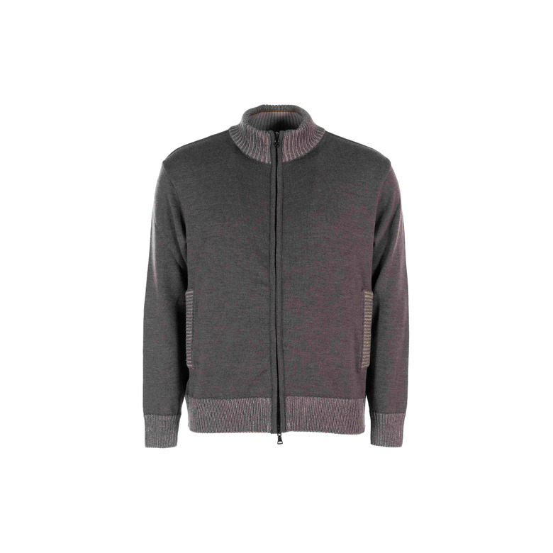 Paul & Shark strickjacke braun 1