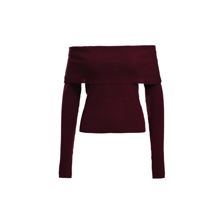 Essentiel pull bordeaux 1