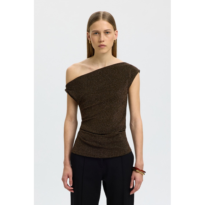 Selected Femme bluse braun 2