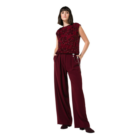 Caroline Biss pantalon bordeaux