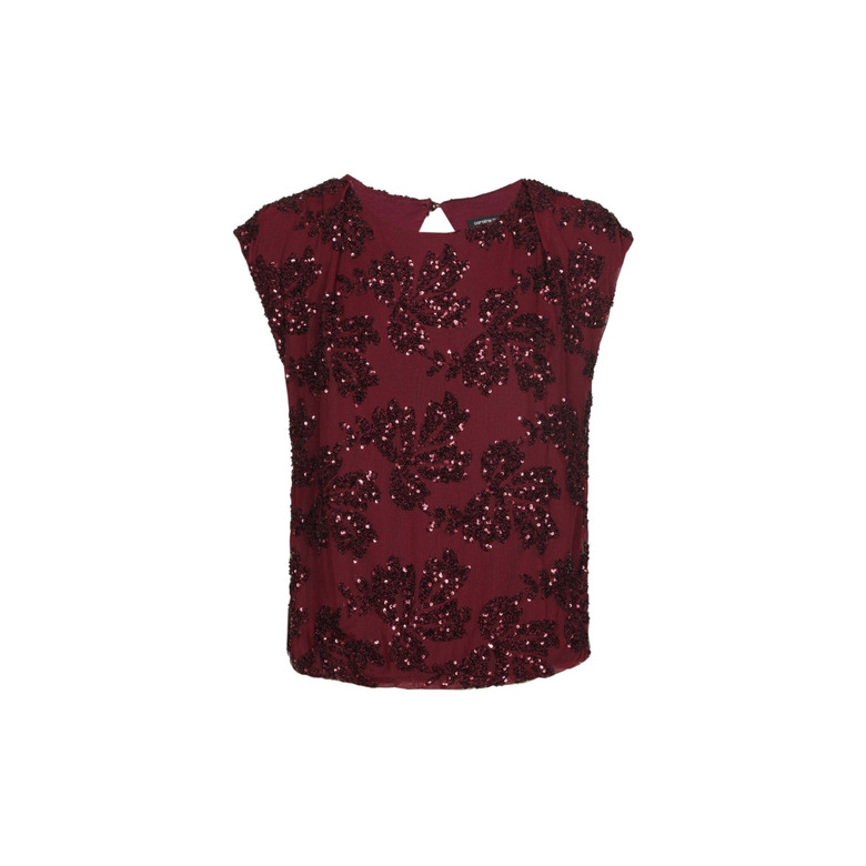 Caroline Biss chemisier bordeaux 1
