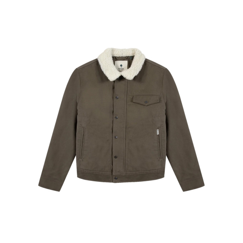 Faguo weste taupe 1
