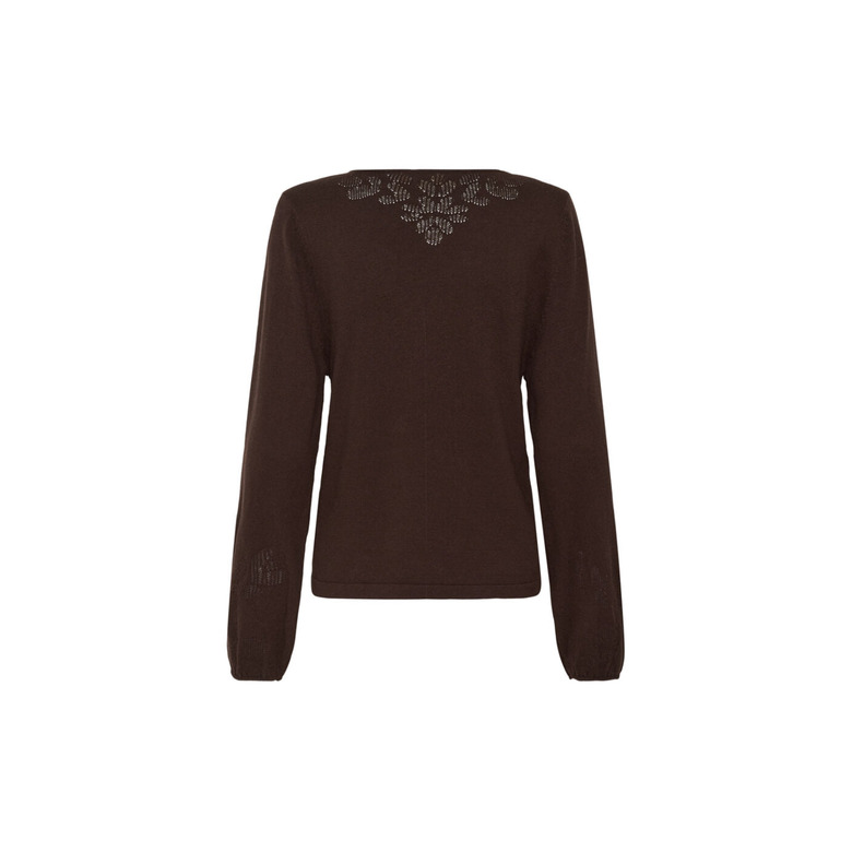 Cream sweater brown 2