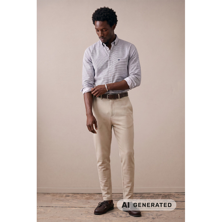 Fynch-hatton hemd beige 2
