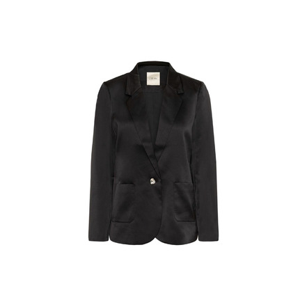 Cream blazer noir