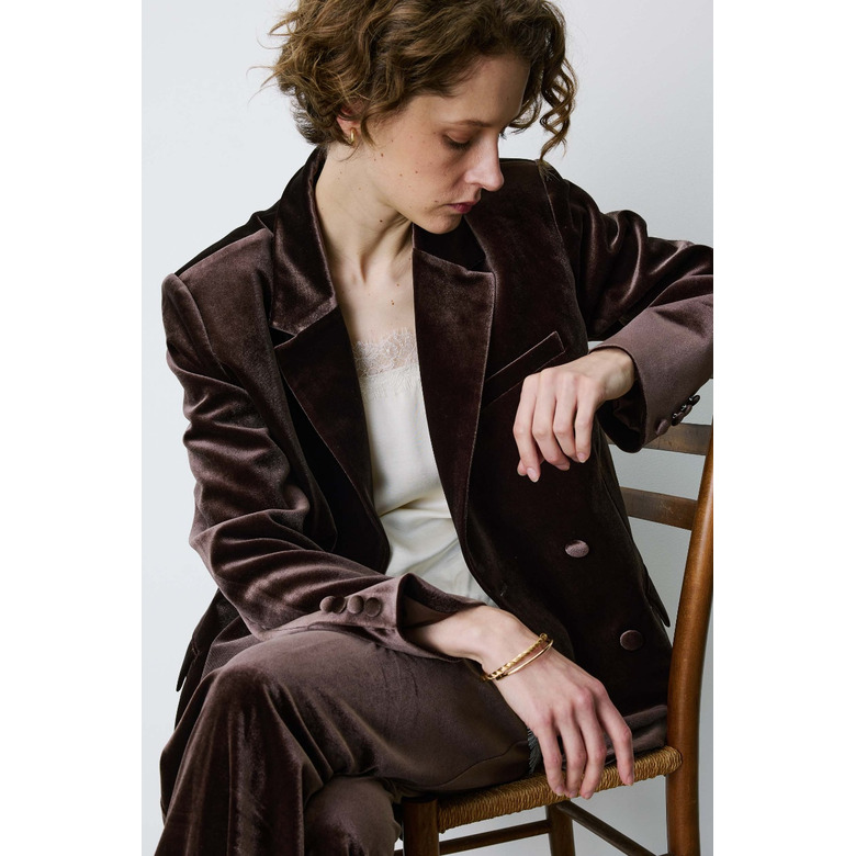 Grace & Mila blazer brun 2