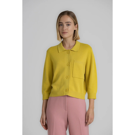 Gigue cardigan jaune