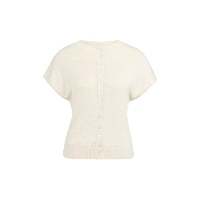 Yaya cardigan ecru 1