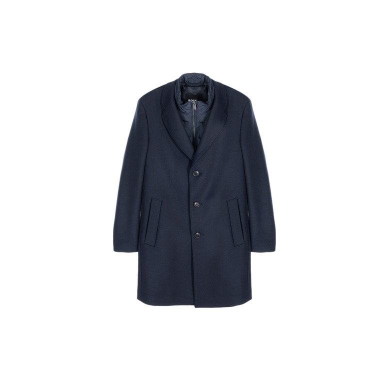 Boss mantel blau 1