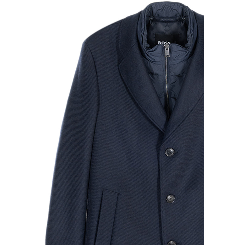 Boss mantel blau 2