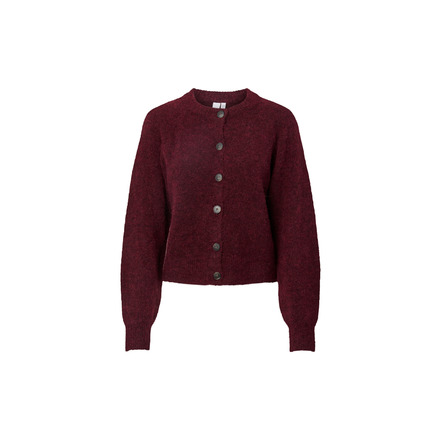 Y.a.s strickjacke bordeaux