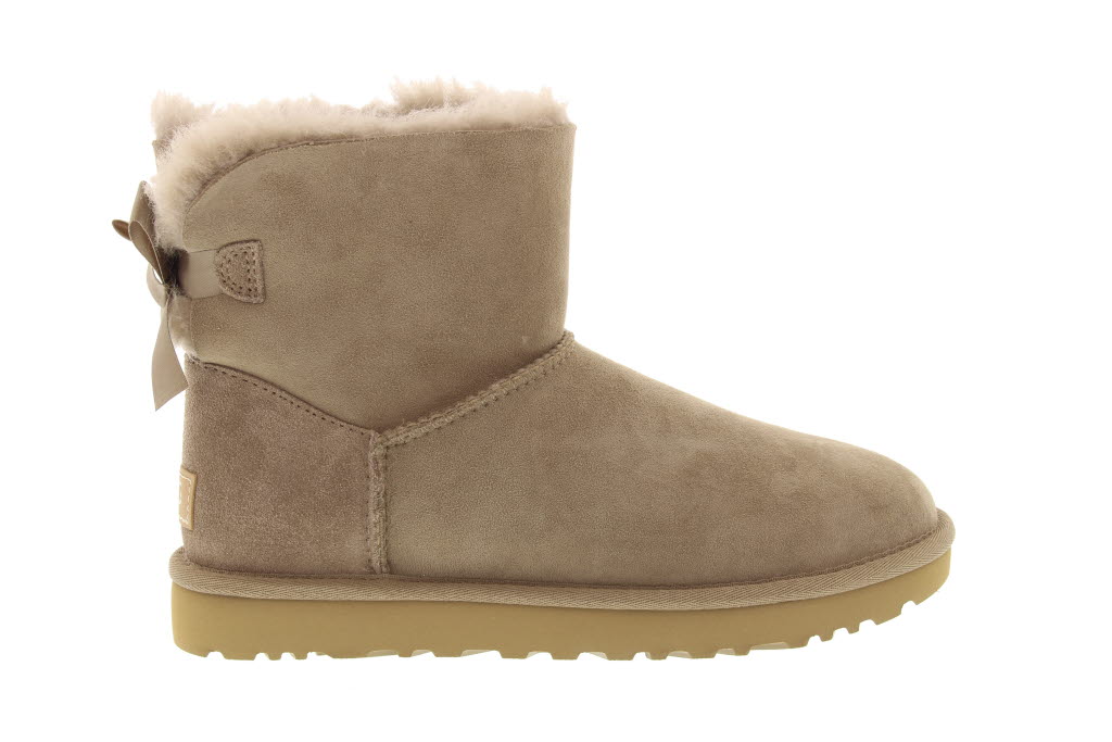 Ankle boots Ugg Taupe MINI BAILEY BOW II 1016501 Free